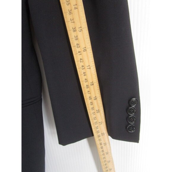 Armani Collezioni Sport Coat 44 Navy Wool Blazer Jacket 2 Button Preppy - Picture 6 of 13